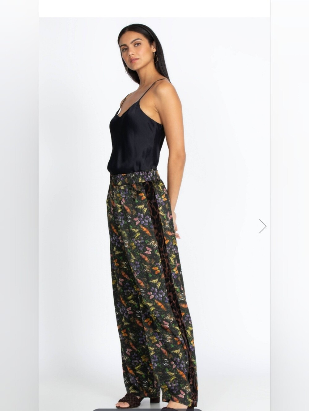 JOHNNY WAS Midnight Mariposa Riviera Loung Pant